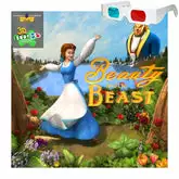 Beauty and the Beast - 3D book with glasses inside